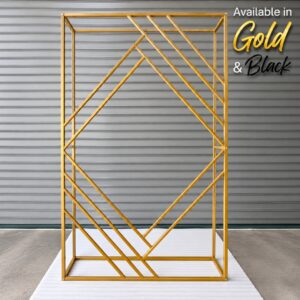 2M x 1.2M Collapsible Rectangular Deco Arch Metal Backdrop Stand