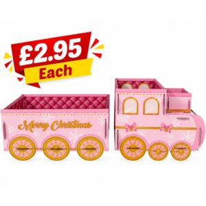 B4U Exclusive Pink Merry Christmas Train