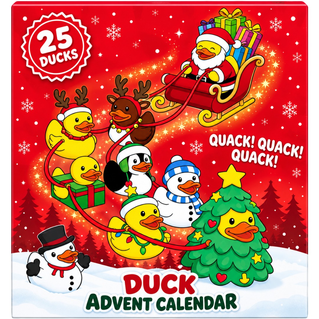 Christmas Duck Advent Calendar (25 Ducks)