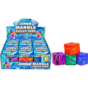 Jumbo Marble Sugar Cube 4 Assorted (12pk)