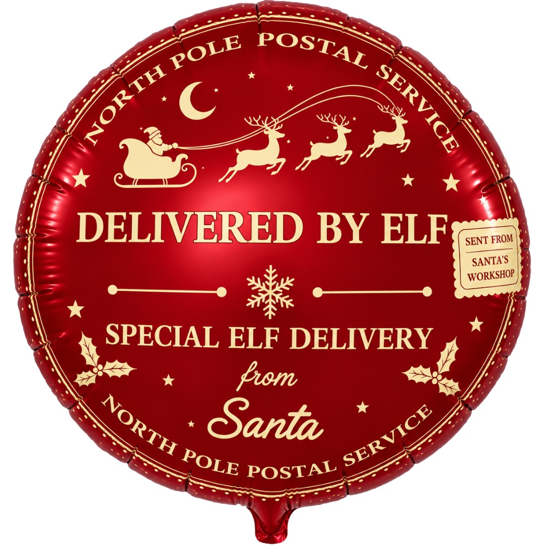B4U 18 Inch NorthPole Postal Service Christmas Foil Balloon