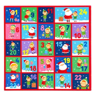 24 Day Santa & Elf Christmas Advent Calendar Box