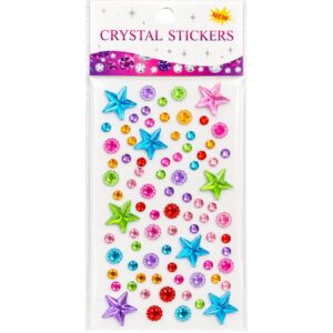 Multicolour Stars Self Adhesive Rhinestone Crystal Gem Stickers
