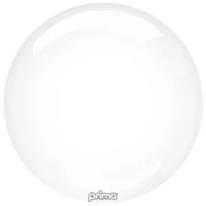 Prima 24 inch Clear Glass Sphere Foil Balloon