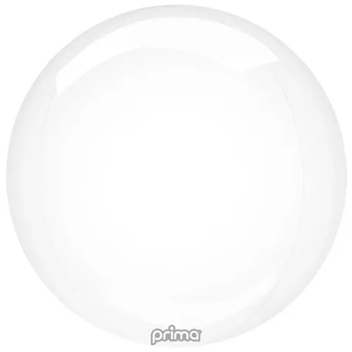 Prima 24 inch Clear Glass Sphere Foil Balloon