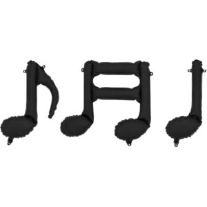 Party Deco 22 inch Musical Note Garland Foil Balloons (3)