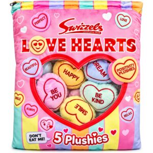 5 Plushies Friends Love Hearts