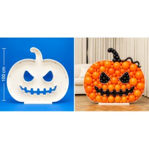 100cm Pumpkin Balloon Mosaic Frame