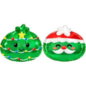 B4U 47 inch Christmas Dumpling Foil Balloon (Double Sided)
