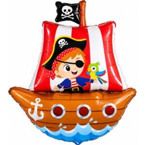 Flexmetal 37 inch Pirate Ship Foil Balloon