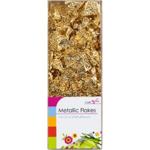 Metallic Foil Flakes Gold